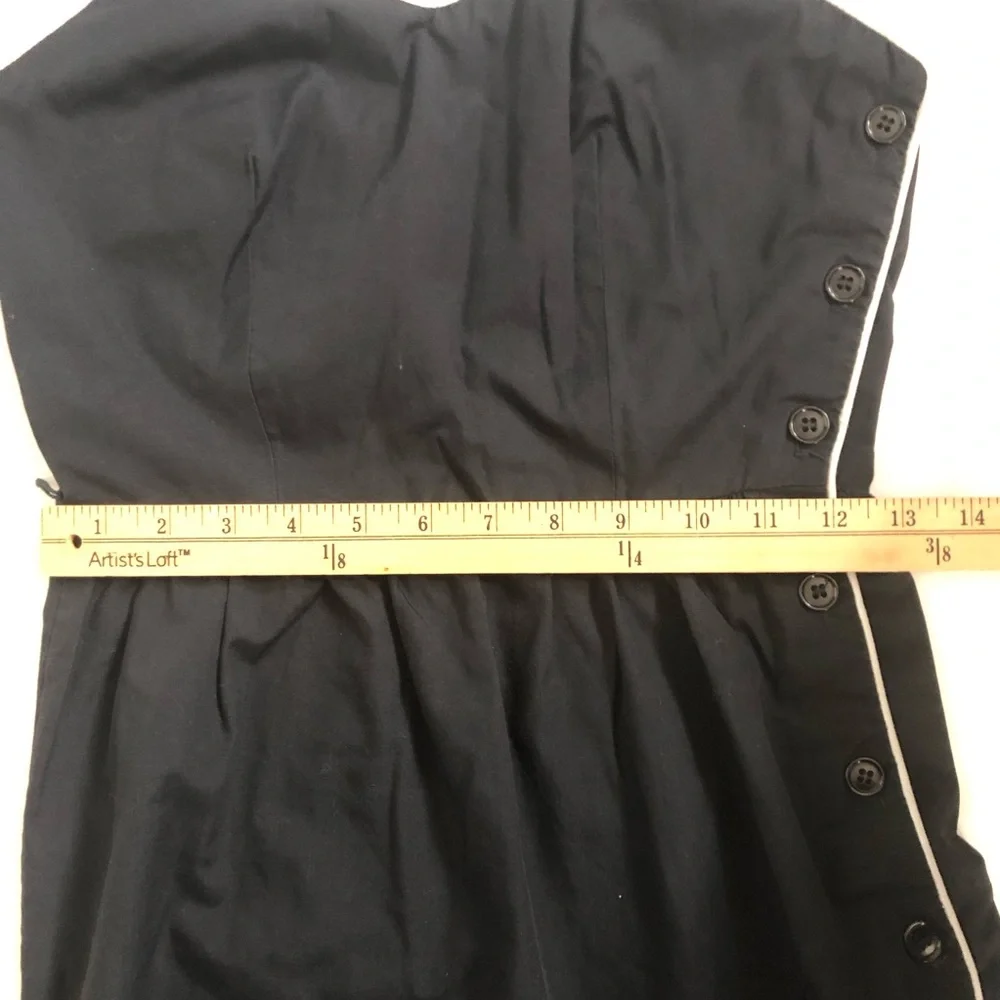 Vintage 70s Women’s Ronda Roy black and white button up sun dress size XS - Picture 13 of 16